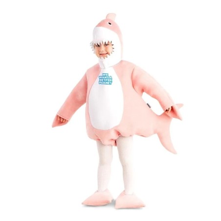 DISFRAZ TIBURON SHARK ROSA 3-4 AÑOS