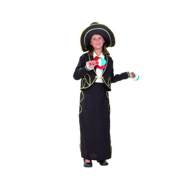 DISFRAZ MARIACHI FALDA 5-6 AÑOS