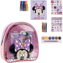 Set Coloreable Mochila Minnie
