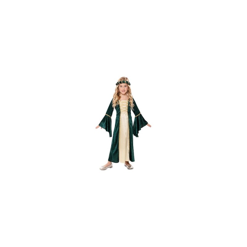 Disfraz de Dama medieval 5-6 años
