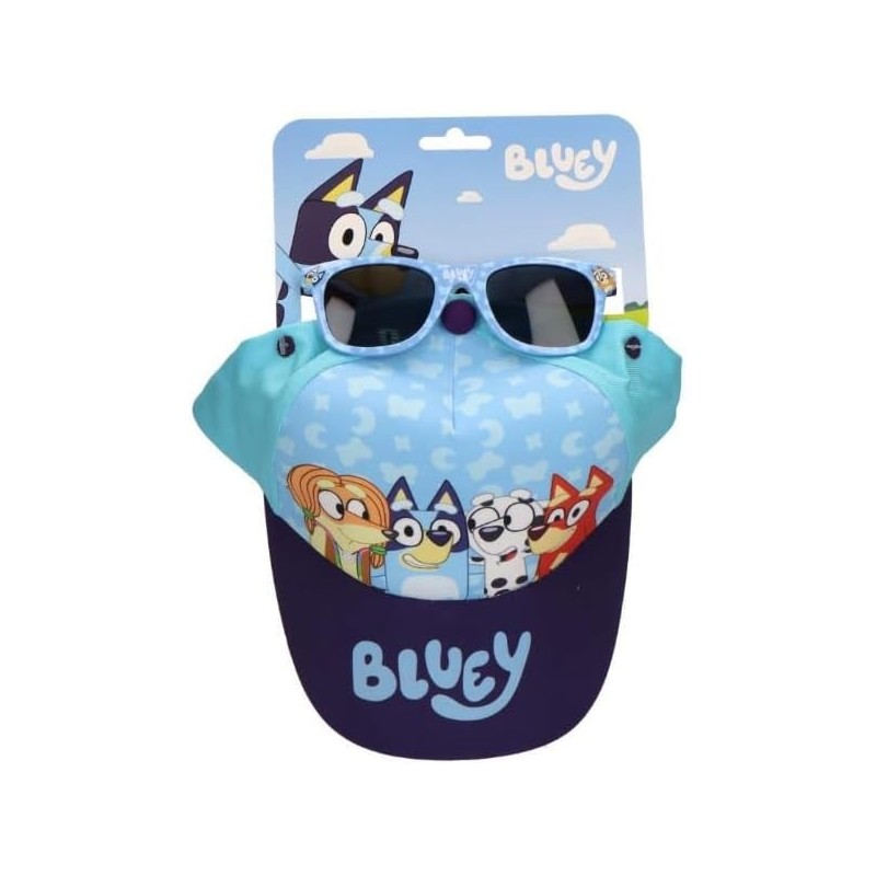 Gorra Set Gafas De Sol Bluey