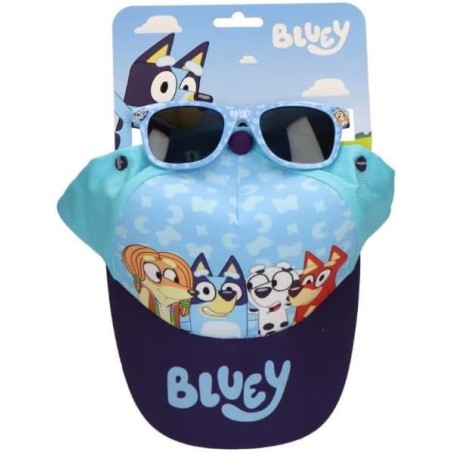 Gorra Set Gafas De Sol Bluey