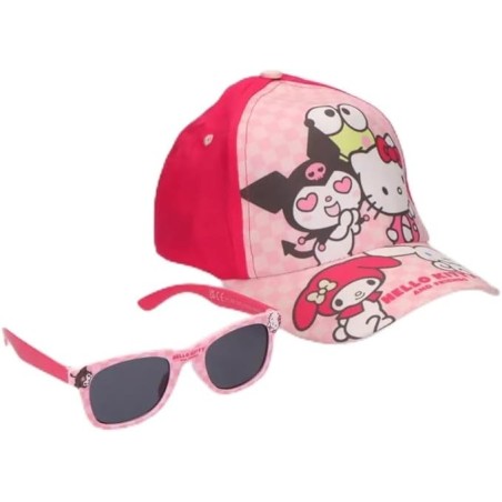 Gorra Set Gafas De Sol Hello Kitty