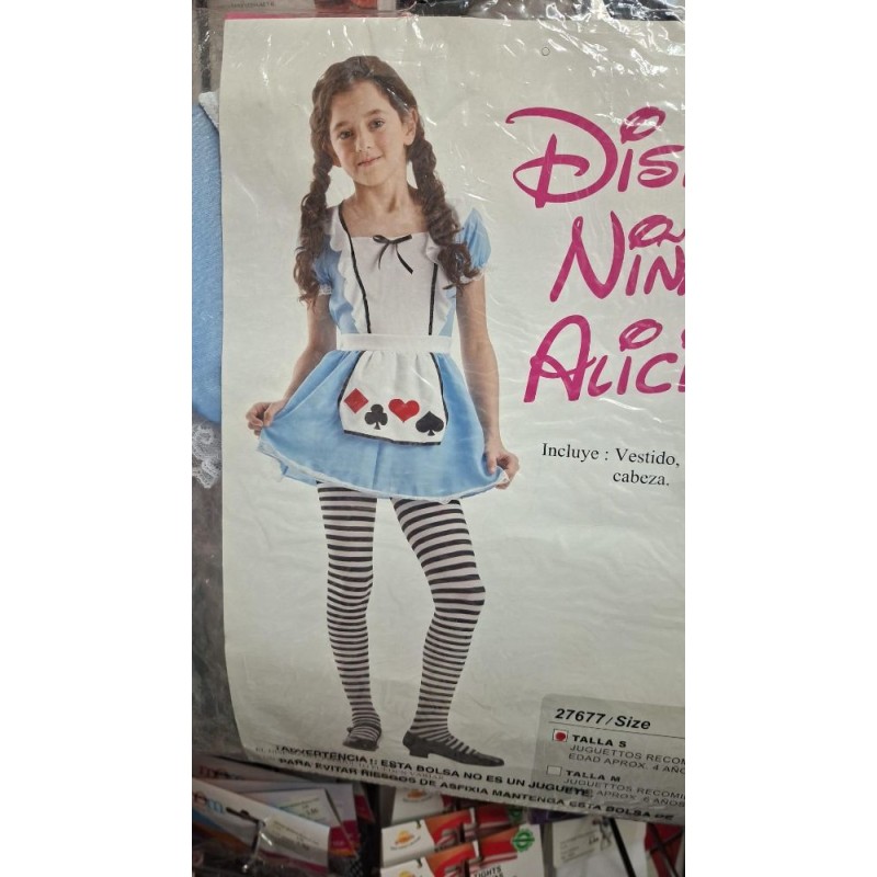 Disfraz Alicia Niña 4-6