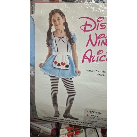 Disfraz Alicia Niña 4-6