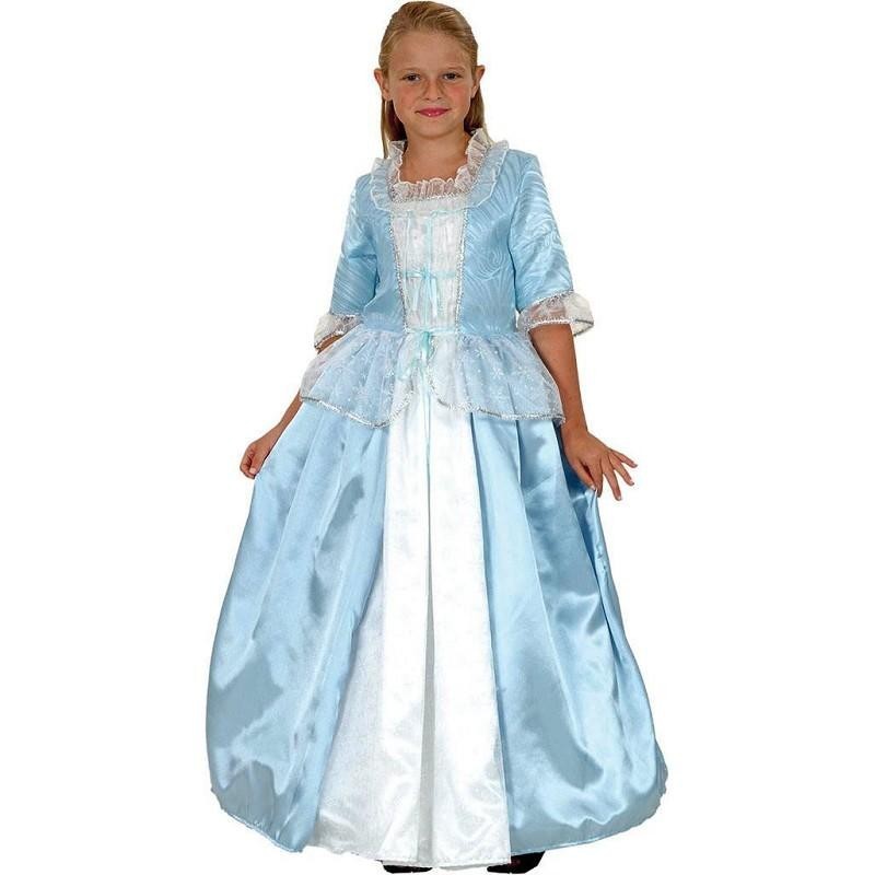 Disfraz Princesa Medieval Azul 7-9