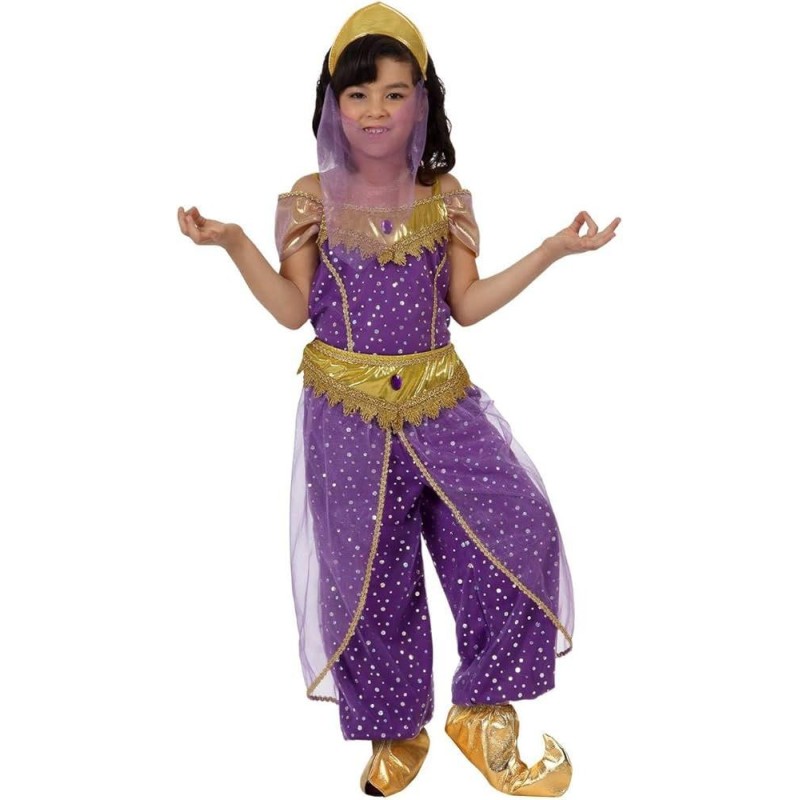 Disfraz Princesa Arabe Morado Niña 7-9