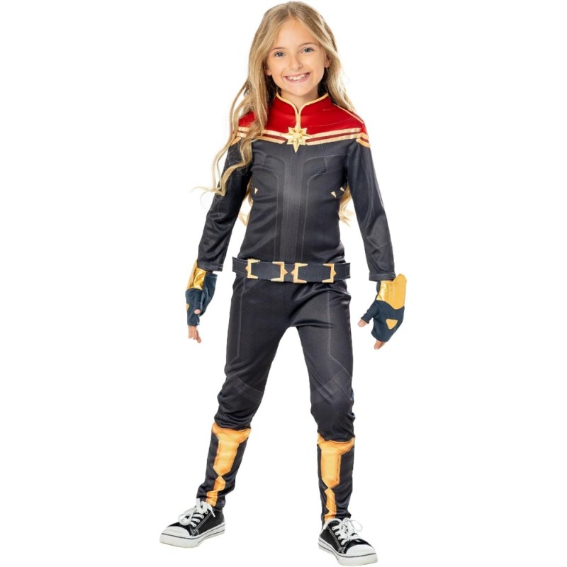 Disfraz capitana marvel deluxe 7-8 años