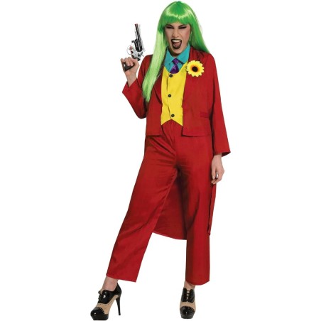 DISFRAZ MRS.SMILE JOKER MUJER (S)