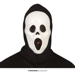 MASCARA ASESINO CON CAPUCHA, SCREAM  PVC