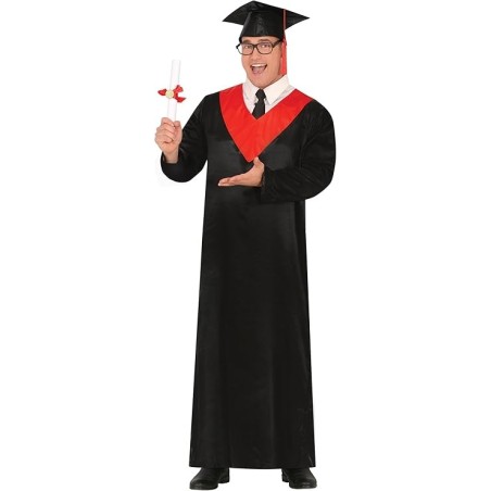 DISFRAZ GRADUADO ROJO (M)