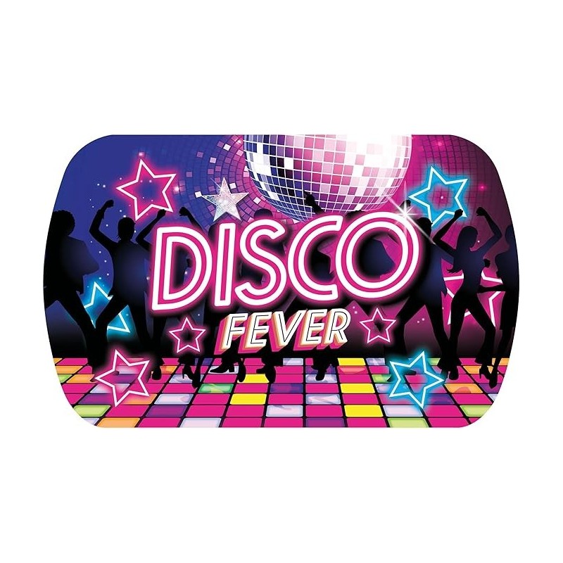 Bandeja Disco Fever Plástico Duro 39cm