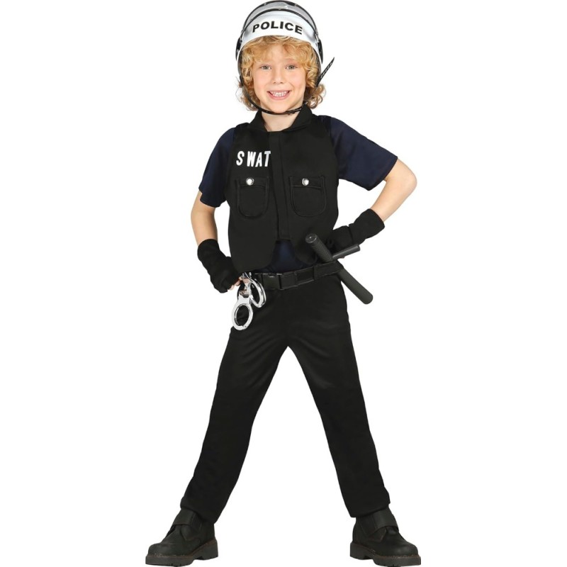 DISFRAZ S.W.A.T. POLICIA 5-6 Años