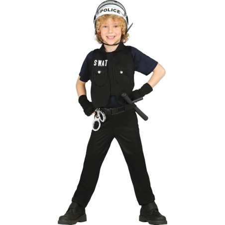 DISFRAZ S.W.A.T. POLICIA 5-6 Años