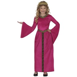 DISFRAZ DAMA MEDIEVAL 5-6 AÑOS