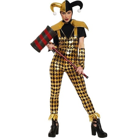 DISFRAZ ARQUELIN DORADO MUJER (M)