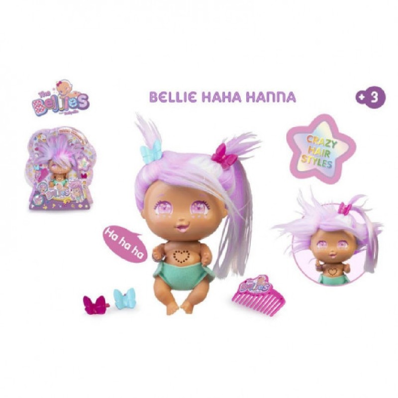 THE BELLIES CRAZY HAIR STYLES HAHA HANNA