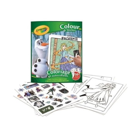 Libro Para Colorear+Stickers Frozen 2