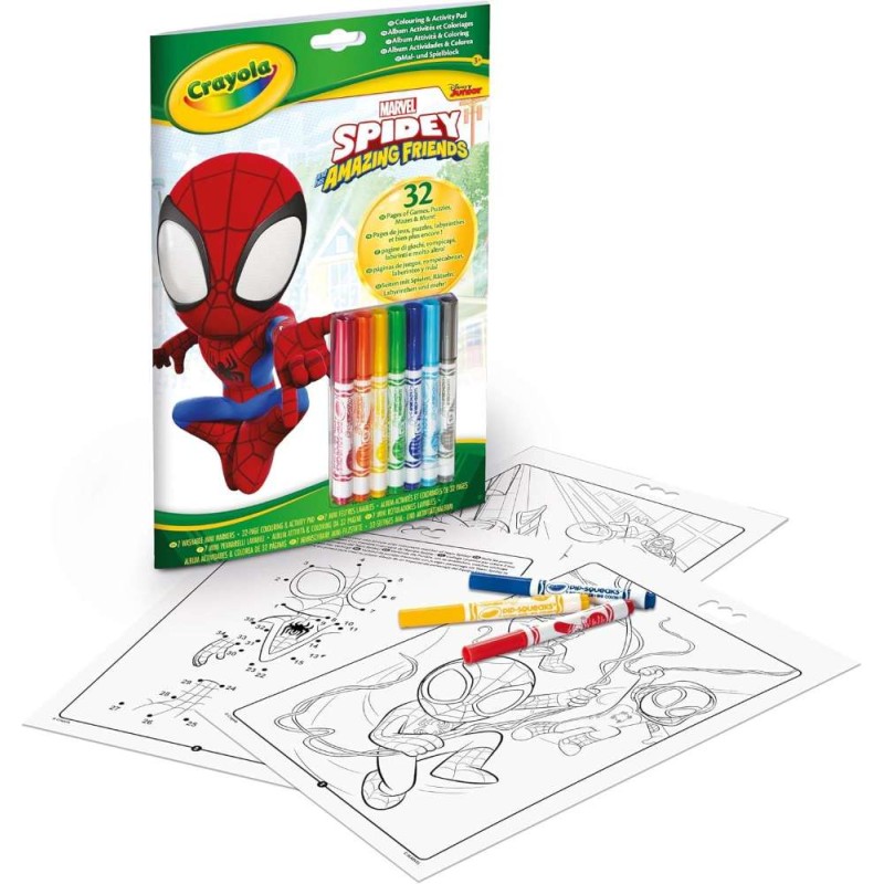 Libro Actividades Y Colorear Spidey Con