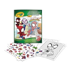 Libro Para Colorear + Stickers Spidey