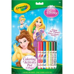 Libro actividades y colorear princesas 