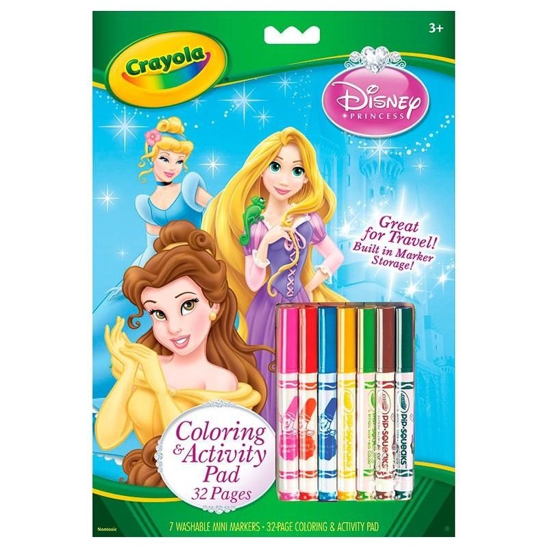 Libro actividades y colorear princesas 