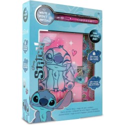 Diario con bolígrafo mágico Stitch