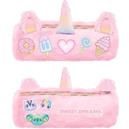 Estuche redondo de peluche Sweet Dreams
