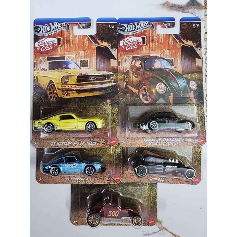 Hot Wheels Vintage Club 1968 Silver Seri
