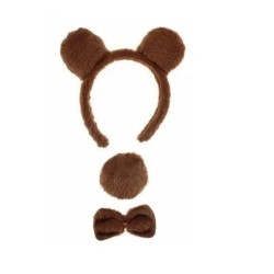 CONJUNTO DIADEMA OSO SET