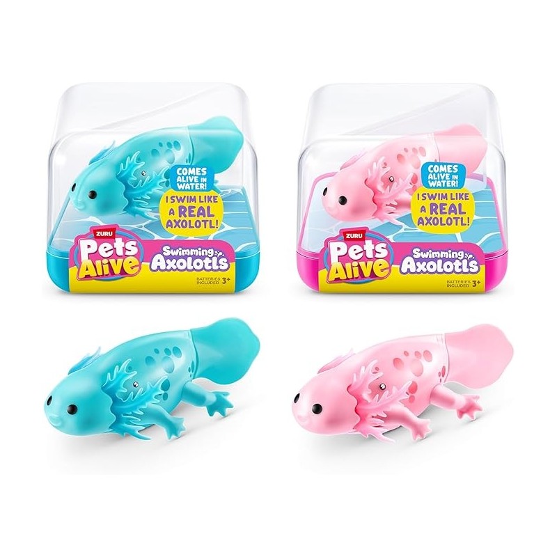 Figura Ajolote Pets Alive nada en difere