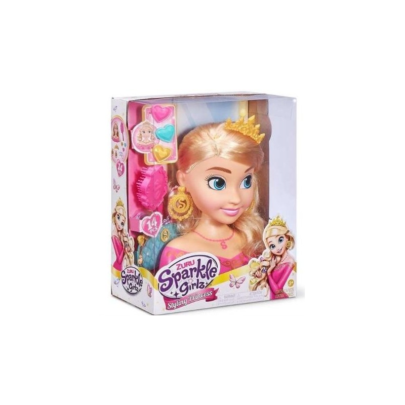 Busto Sparkle con 14 accesorios para pei