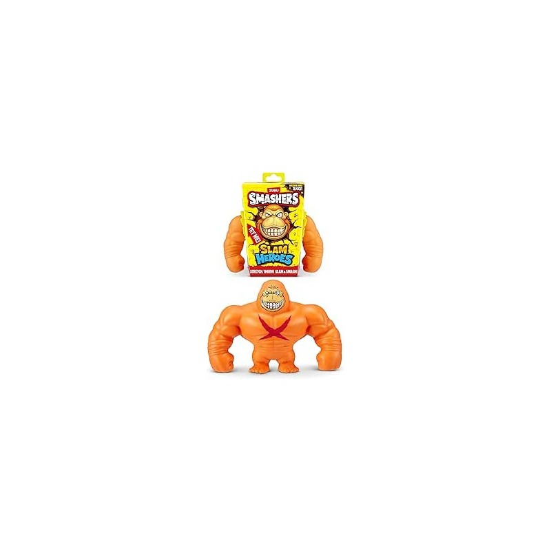 Figura Gorila Smashers, ¡Estira, lanza y