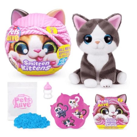 Peluche Gato interactivo Smitten Kittens
