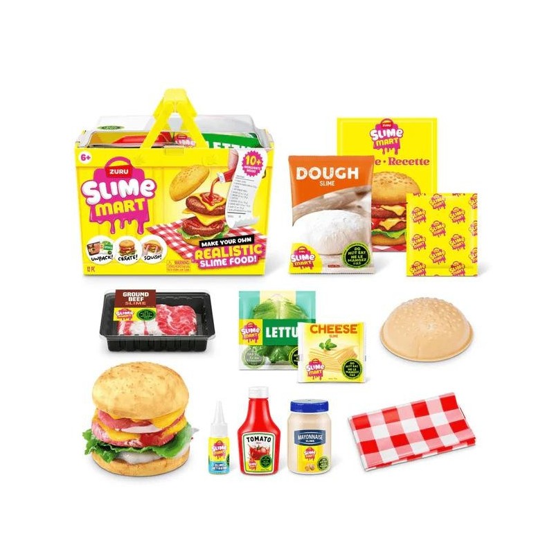 Slime Mart con comida