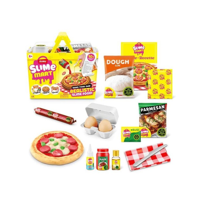 Slime Mart con comida