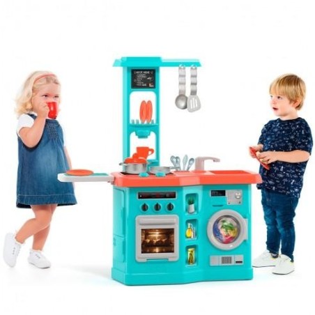 Cocina de Juguete Azul accesorios Molto