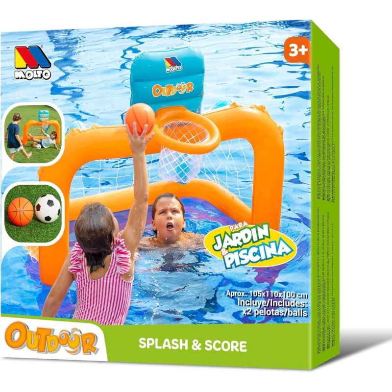  Portería de Piscina de Juguete Canasta