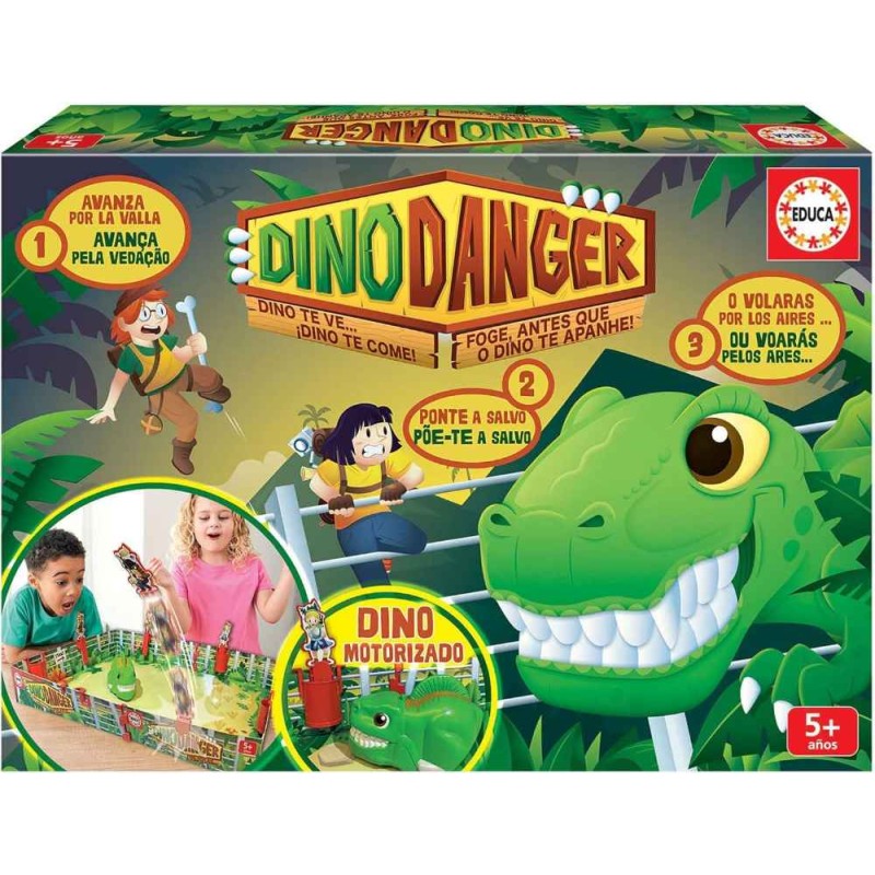 Dino Danger - Juego de Mesa Infantil