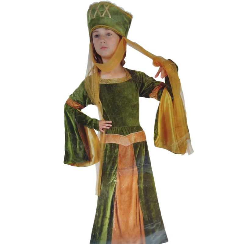DISFRAZ DE DAMA MEDIEVAL 3-4A