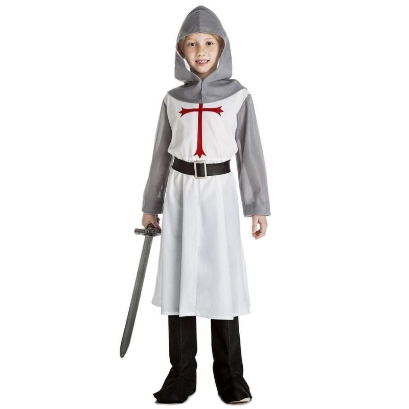 DISFRAZ CABALLERO MEDIEVAL BLANCO 3-4A