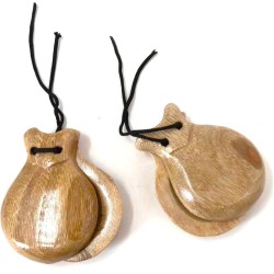 CASTAÑUELA MADERA NATURAL