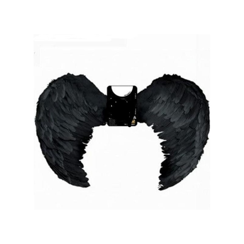 80 * 60 cm alas angel pluma negro