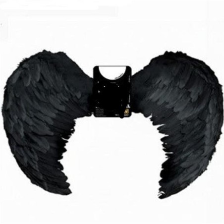 80 * 60 cm alas angel pluma negro
