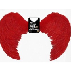 80 * 60 cm alas angel pluma rojo