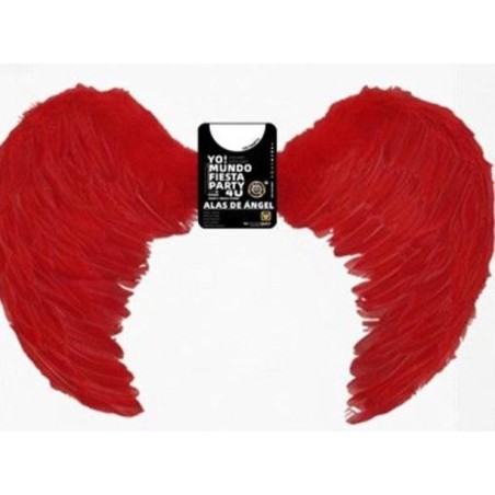 80 * 60 cm alas angel pluma rojo