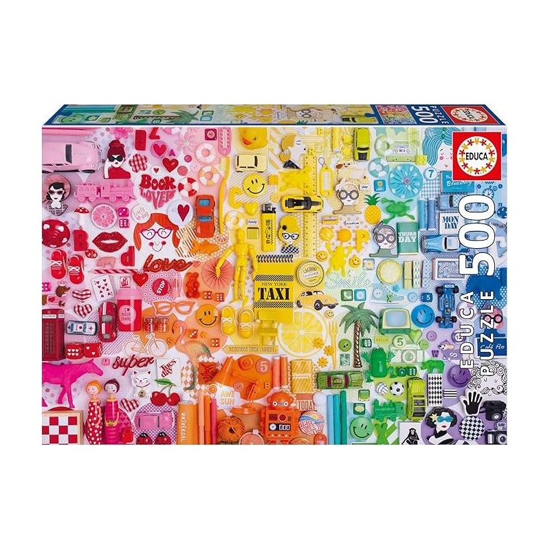 500 Collage De Colores