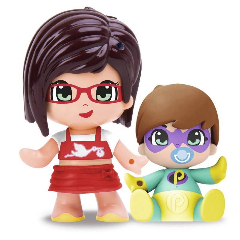 PINYPON Y BEBE SORPRESA - CASTAÑA OSCURA