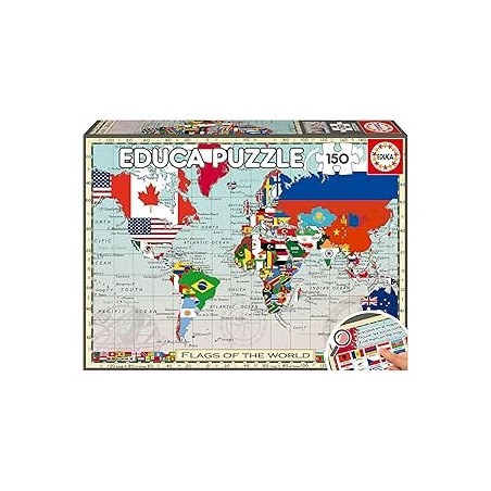 150 Flags Of The World  "Geopuzzles"