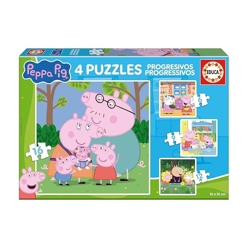 Progressivos Peppa Pig 6-9-12-16